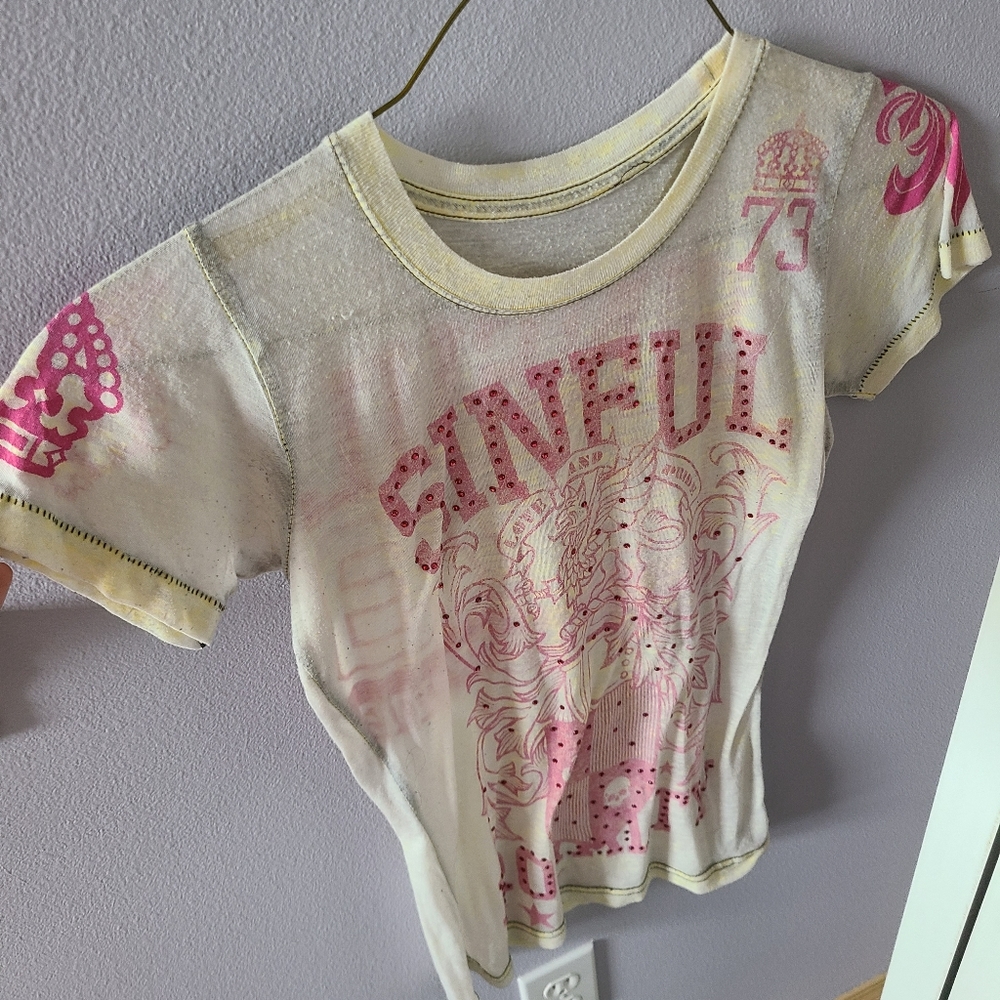 Yellow/Pink t -shirt